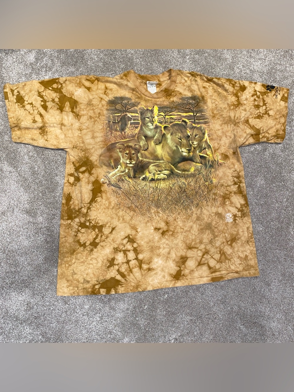 Vintage 2000 Liquid Blue The Lion Habitat MGM Grand Las Vegas T-Shirt Men’s XXL